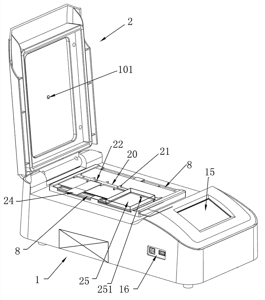 Humidification temperature-controlled oscillation type hybridization device
