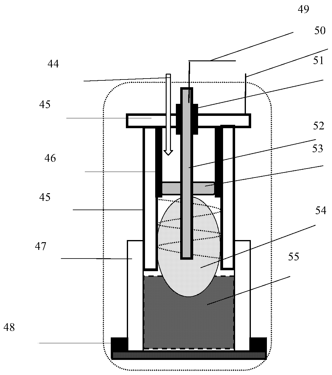 Rotating arc thermal plasma catalytic cracking high-concentration VOC tail gas treatment system and method