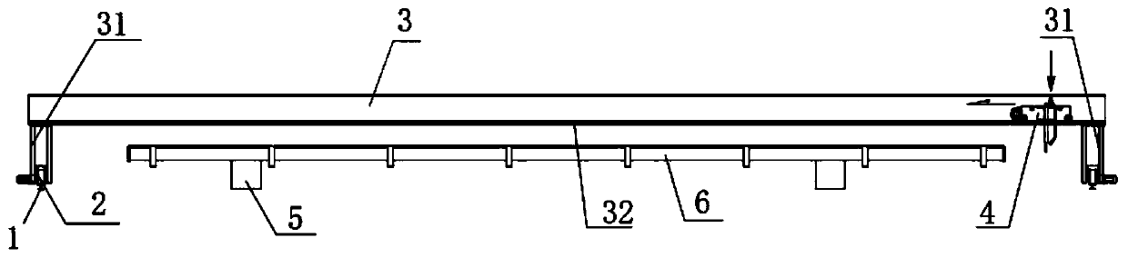 A mechanical automatic cleaning equipment for the inner cavity of the cast steel mold for cement utility poles