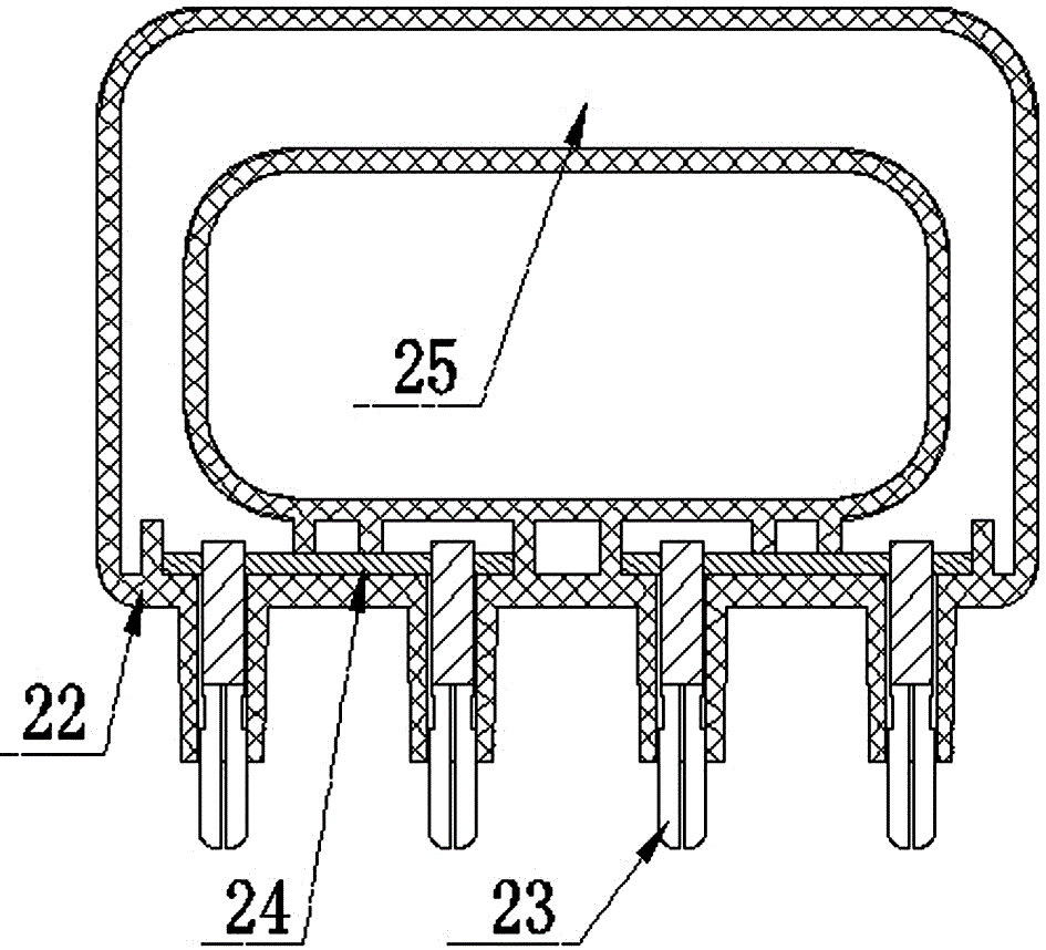 Connection device in direct connection with electric energy meter