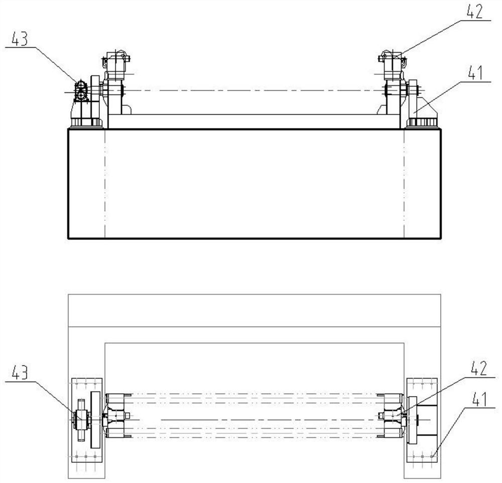 Device and method for thermal forming and curing treatment of continuous casting slag