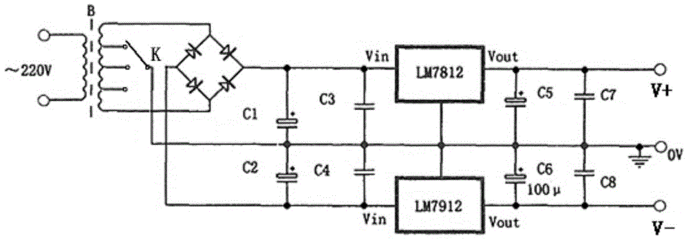 A universal regulated power supply plug-in