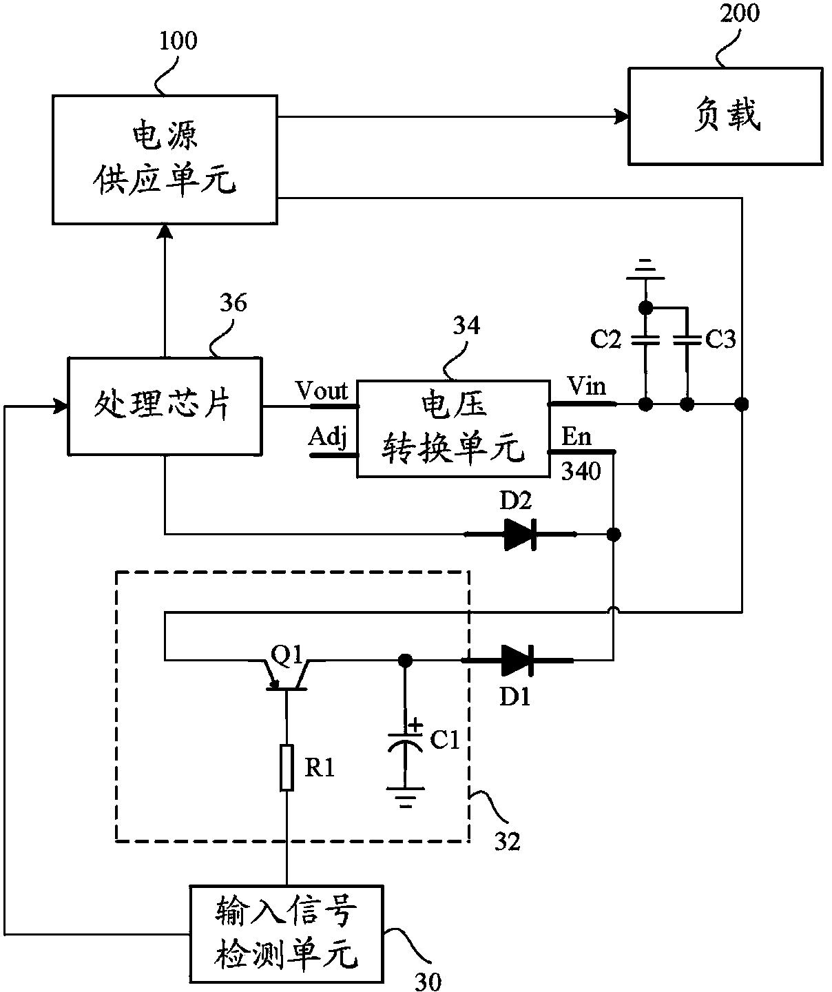 Standby wake-up circuit and electronic device