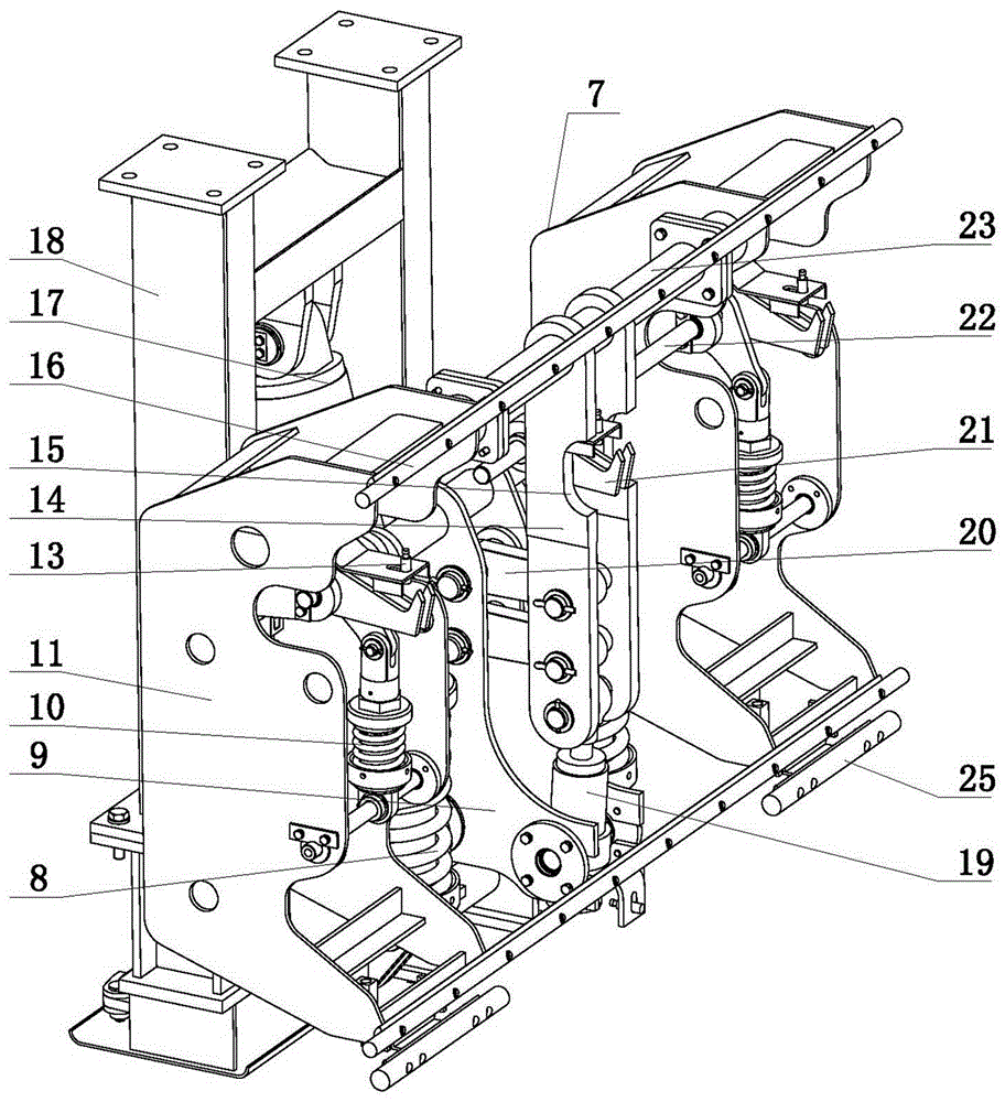 Clamp device for opening electrolytic cell cover plate