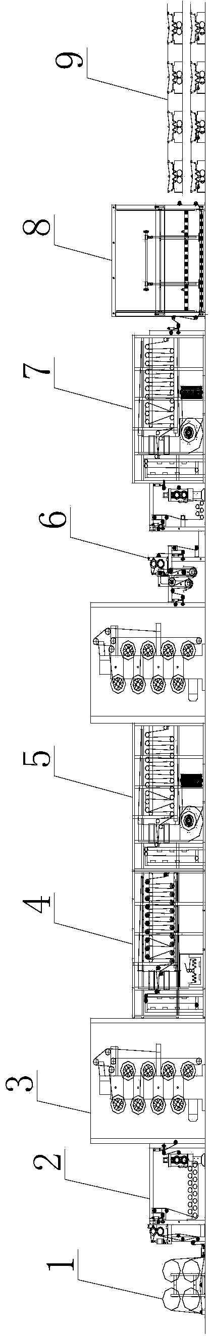 Multifunctional ultrasonic ion continuous zero-discharge dyeing machine and dyeing process thereof