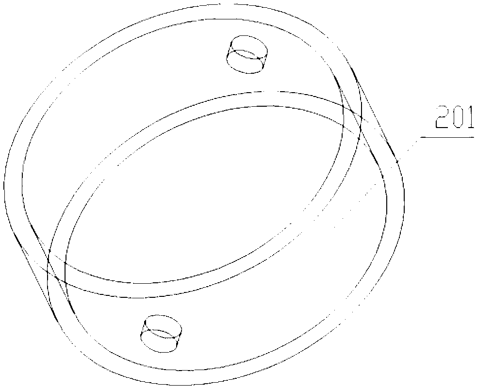 Three-cup urine experimental sampling device for urinary surgery