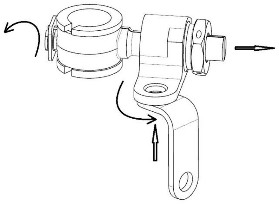 A catheter fixing device with adjustable spatial position