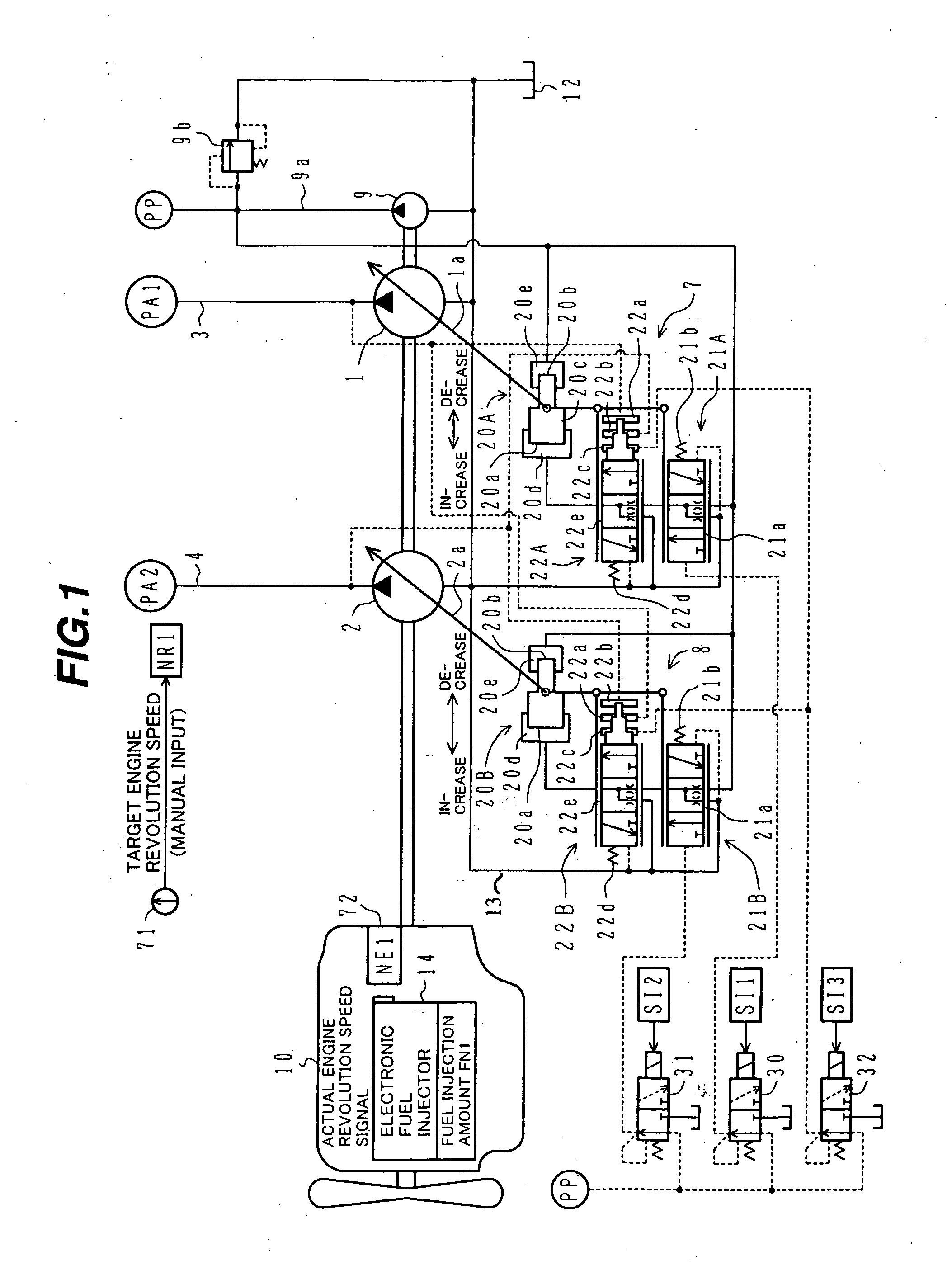 Method and device for controlling pump torque for hydraulic construction machine