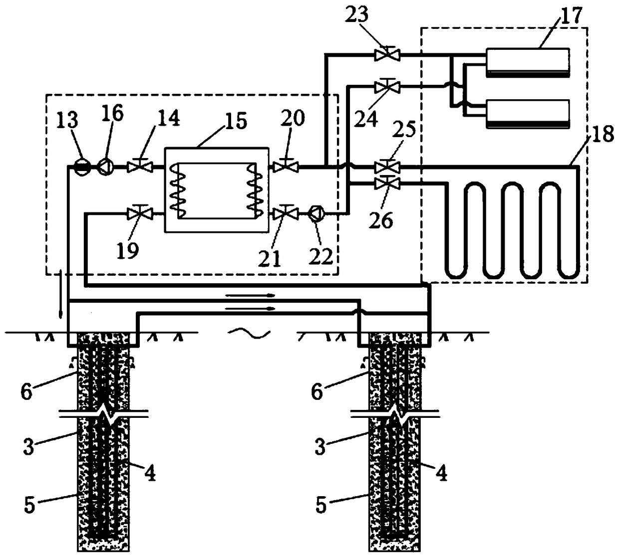 Phase change energy pile, ground source heat pump heat exchange system and manufacturing method