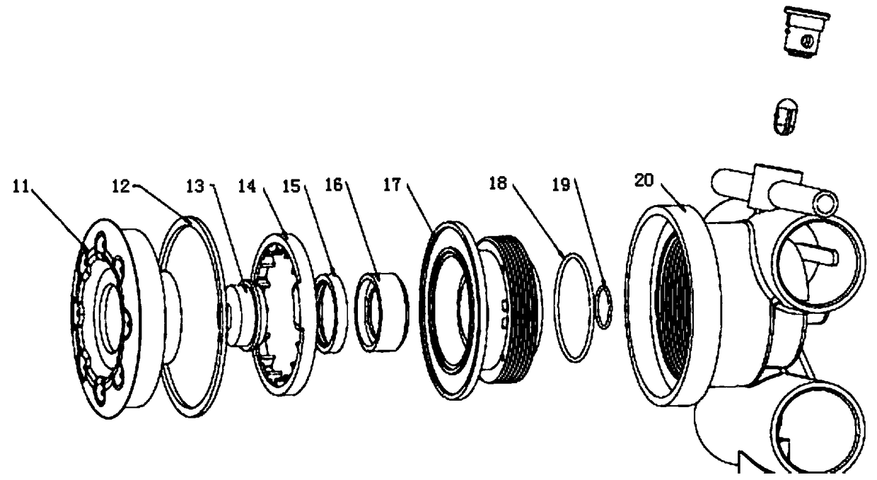 Massage system with nozzles of various spray forms and nozzles thereof