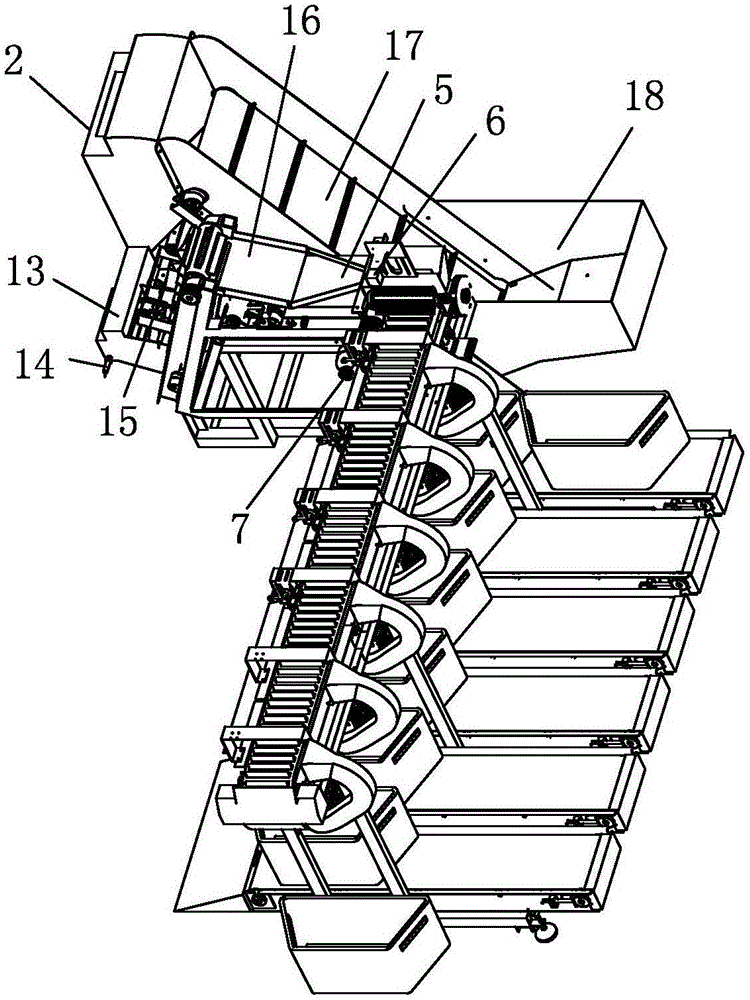 High-speed arrangement device for ring bobbins