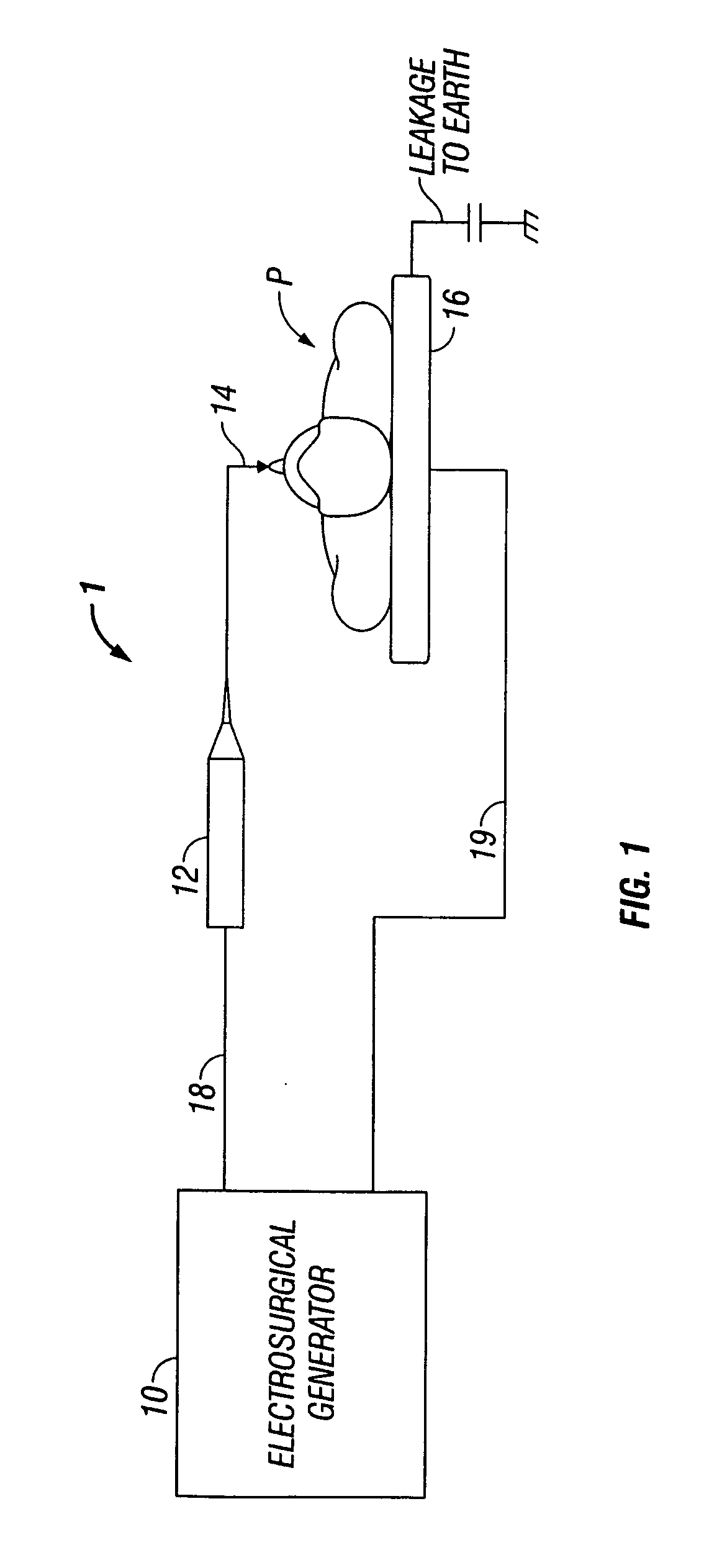System and method for reducing leakage current in an electrosurgical generator