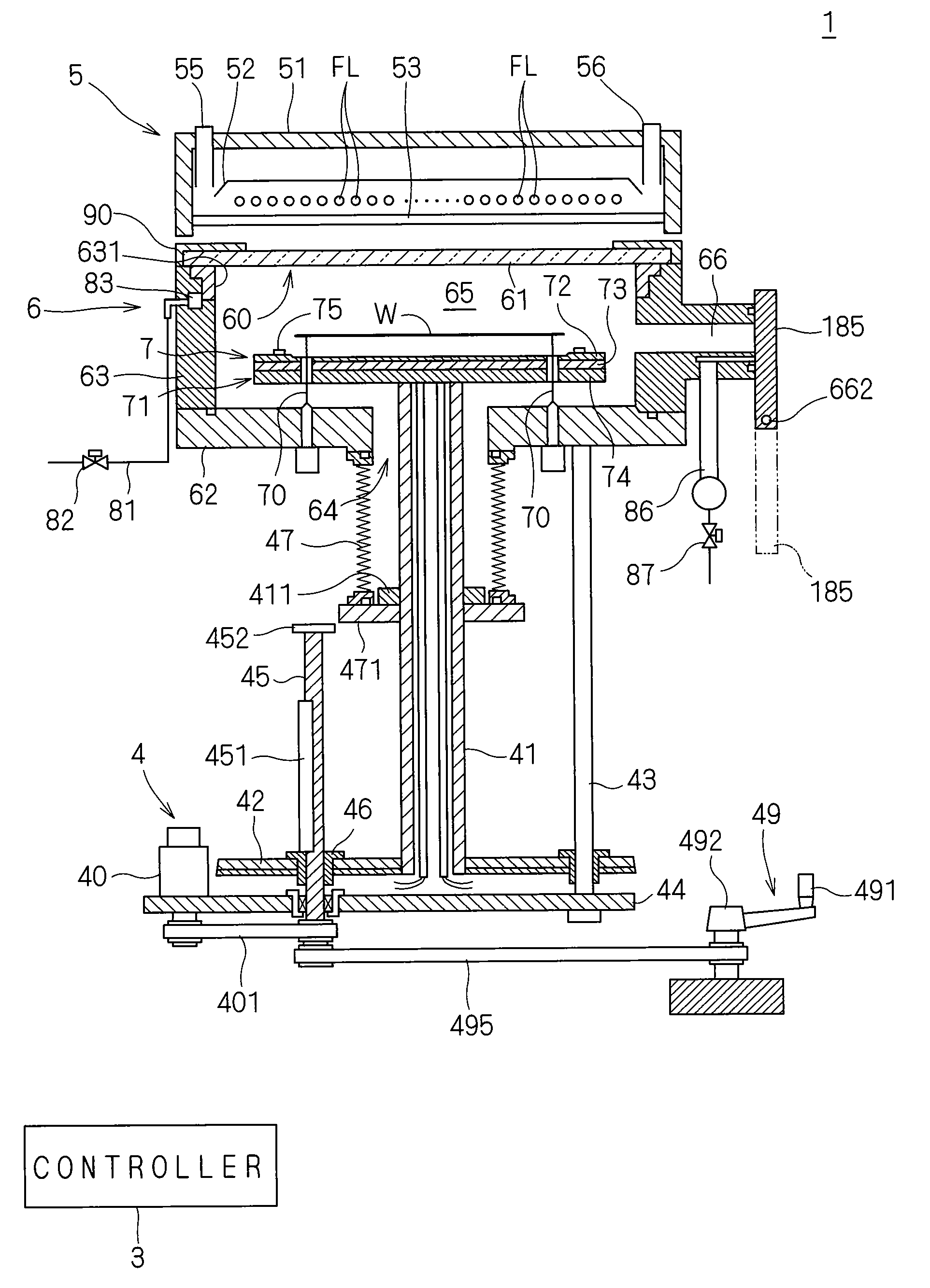 Heat treatment apparatus and method for heating substrate by light irradiation