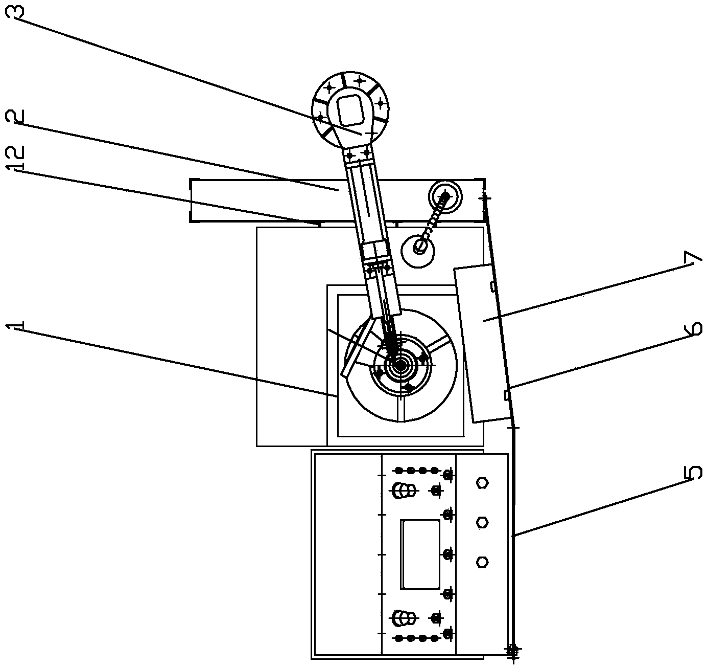 Safety protecting and hoisting device of safety valve calibration console