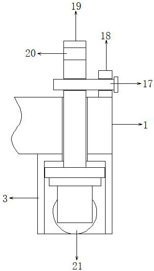 Cable supporting device for power construction
