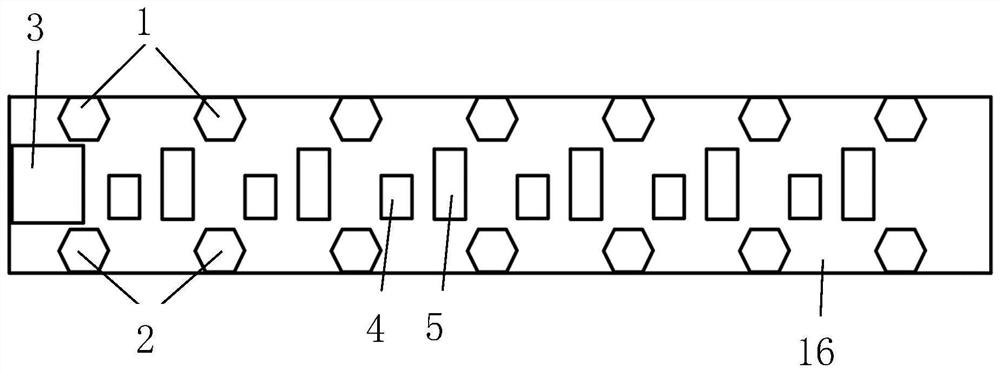 A LED lighting strip voltage distribution lamp holder