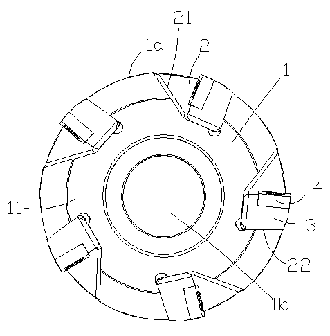 Milling cutter device with function of adjusting height of blade