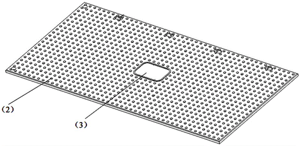 High-strength composite base plate system and preparation process