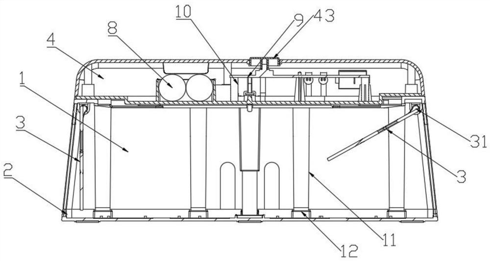 Multi-trap-door electric mousetrap with infrared sensor detection function