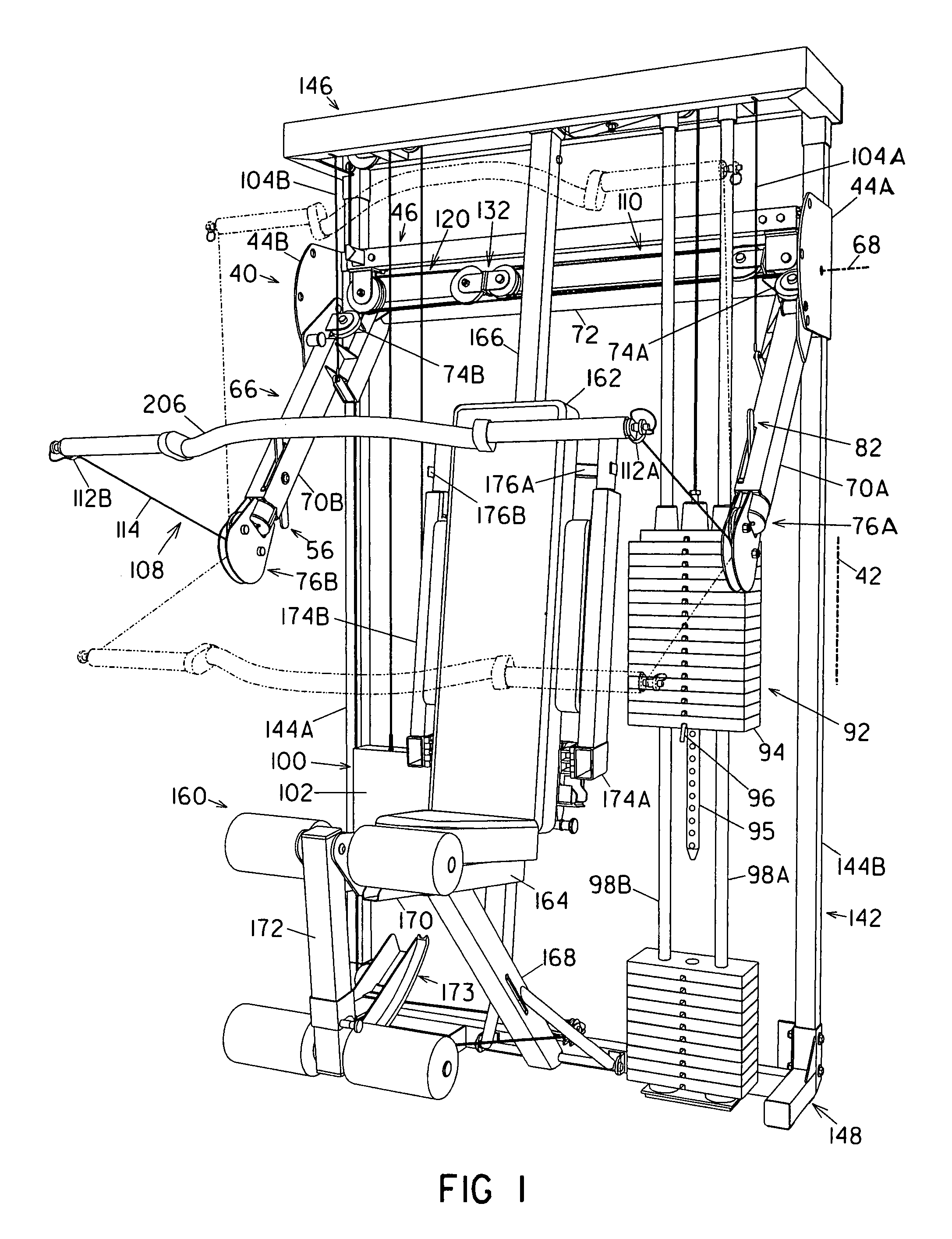 Compact multi-function exercise apparatus