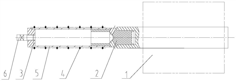 Tool and method for polishing inner hole of slender precision thin-walled aluminum alloy pipe