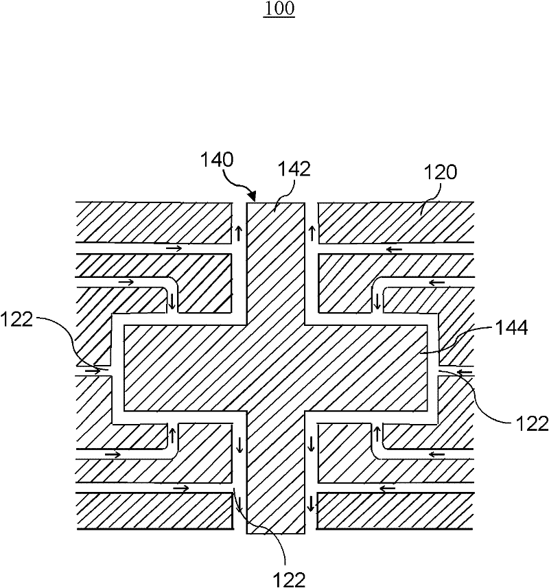 Air bearing, air floatation movement system, and method for stabilizing revolving shaft in air bearing