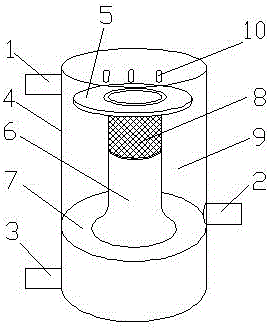 Mud-and-water auto-separating pipeline apparatus