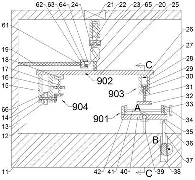 Polishing device capable of automatically adapting to different slopes in intelligent manufacturing