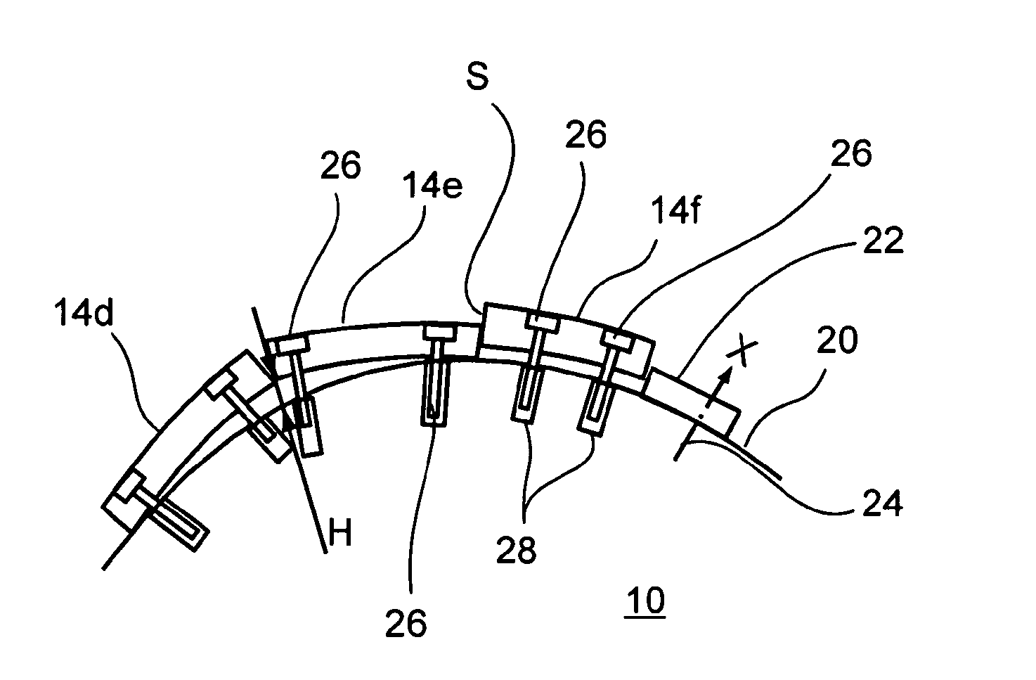 Embossing tool and embossed product