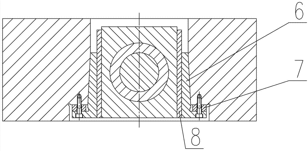 A forward and backward swing guide mechanism for the tool holder body of a gear shaping machine