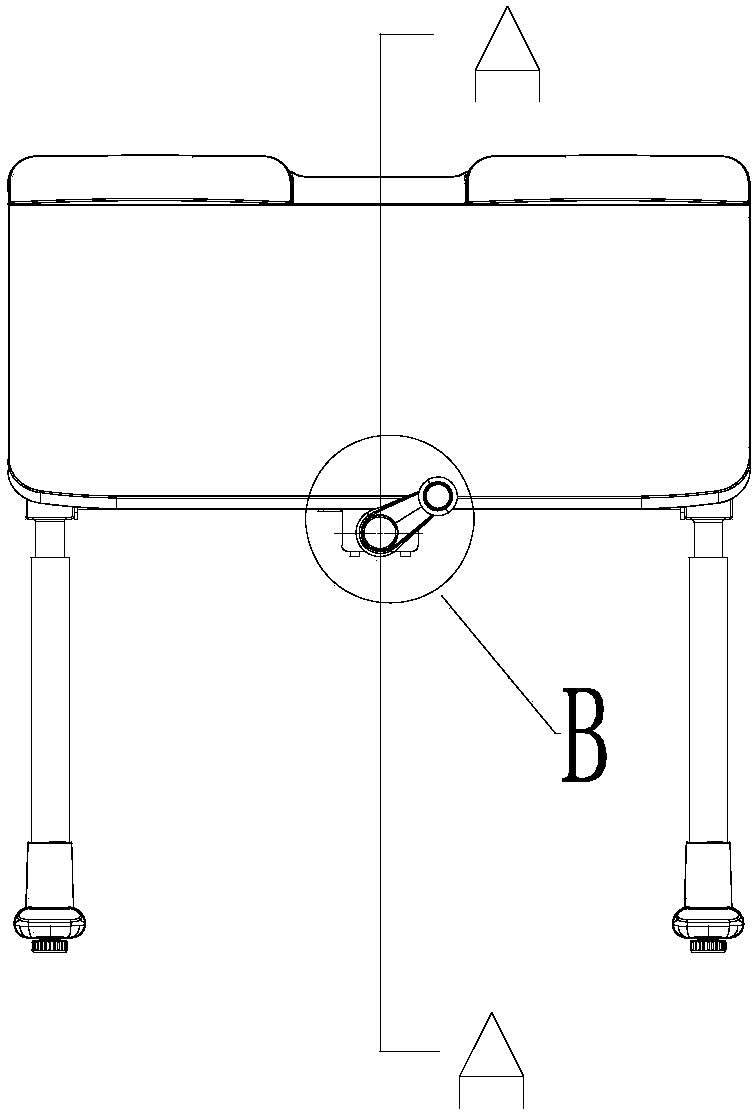 Regulating mechanism realizing continuous and wide-range adjustment on dip angle of table board and learning table