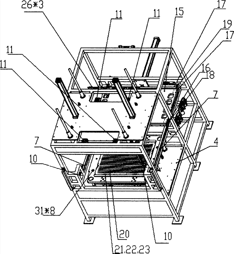 Automatic electrothermal pasting machine for pearl wool