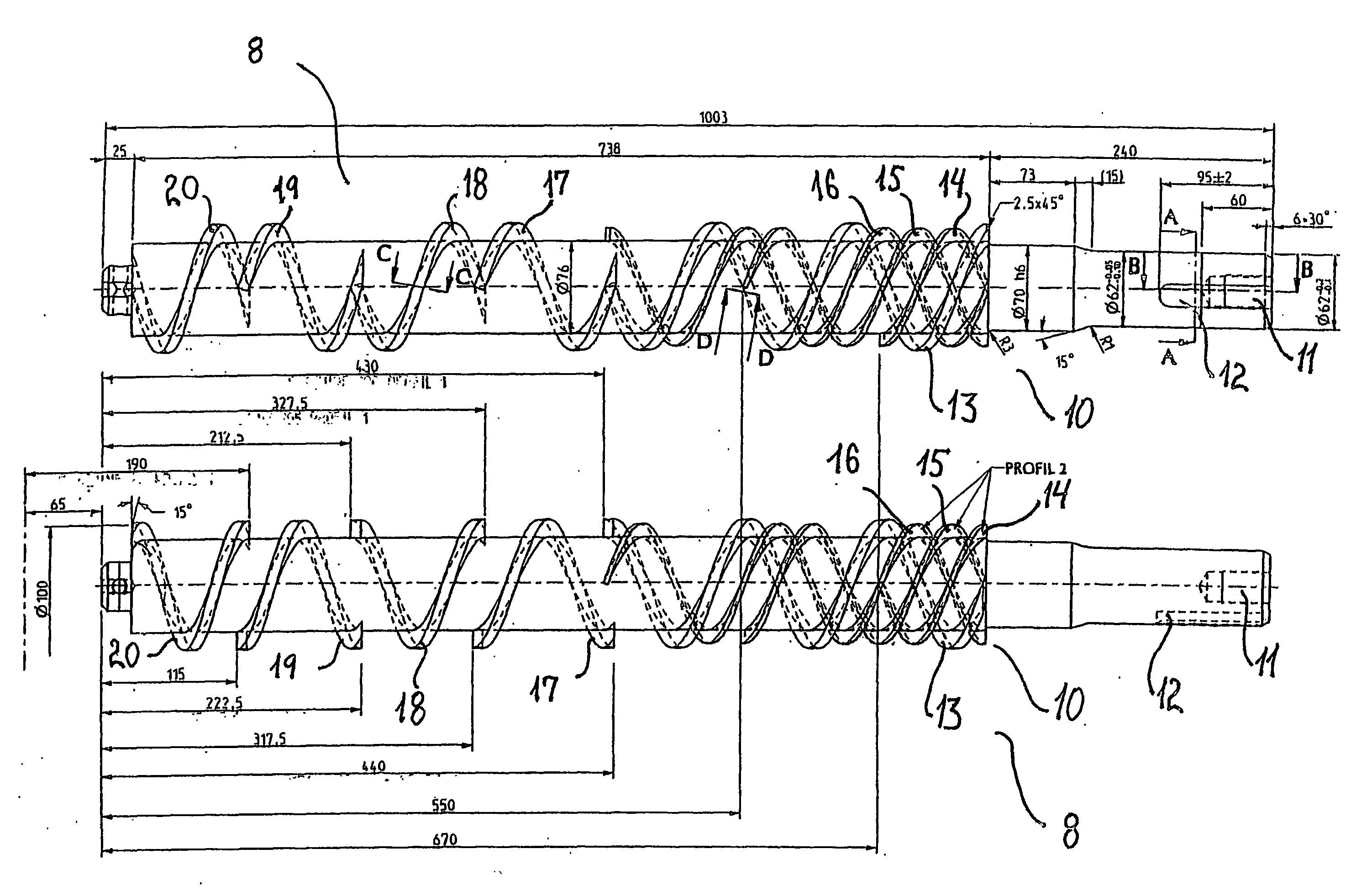 Apparatus for the production of ice-cream mass with solid ingredients