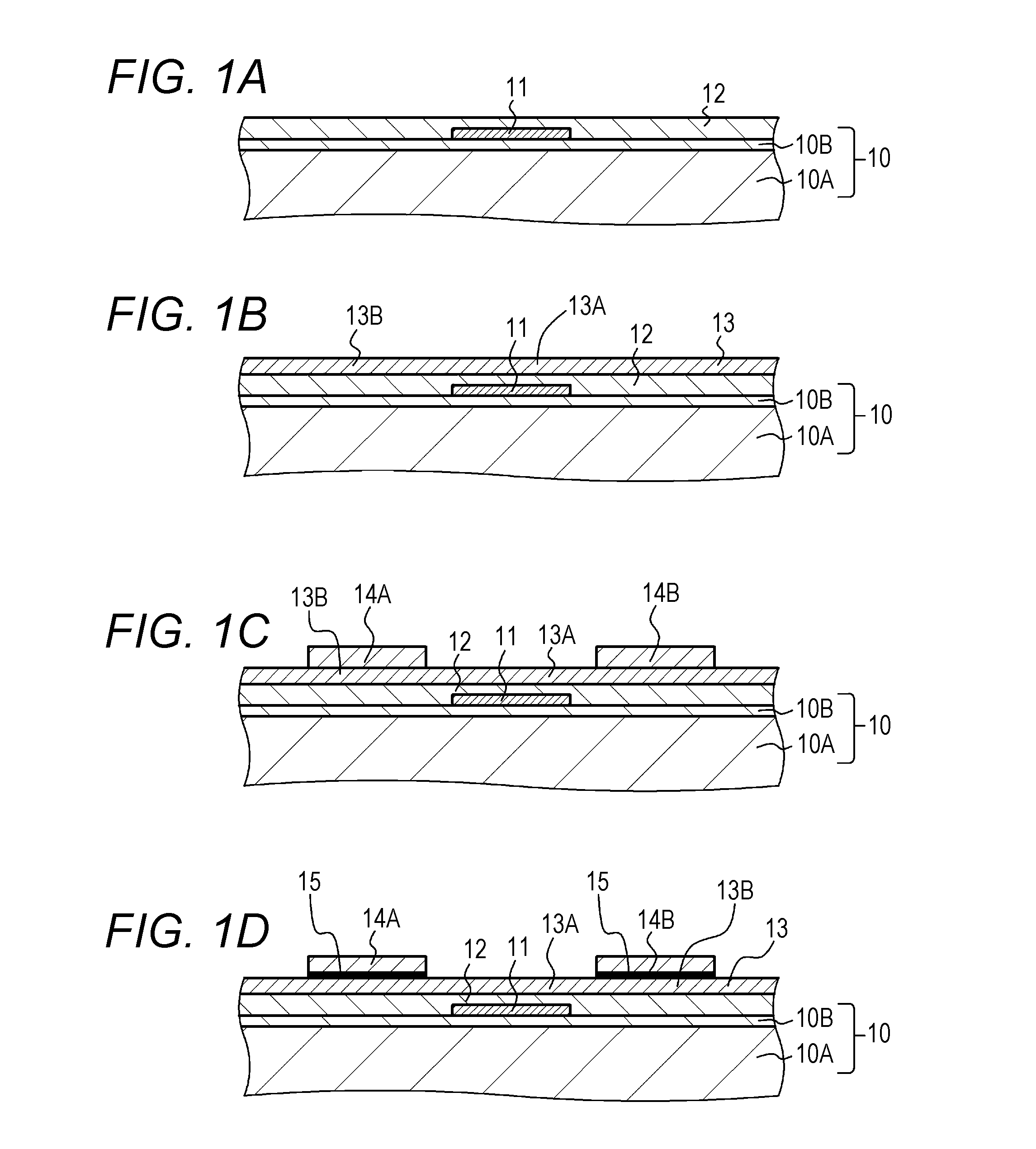 Electronic device, image display device and sensor, and method for manufacturing electronic device
