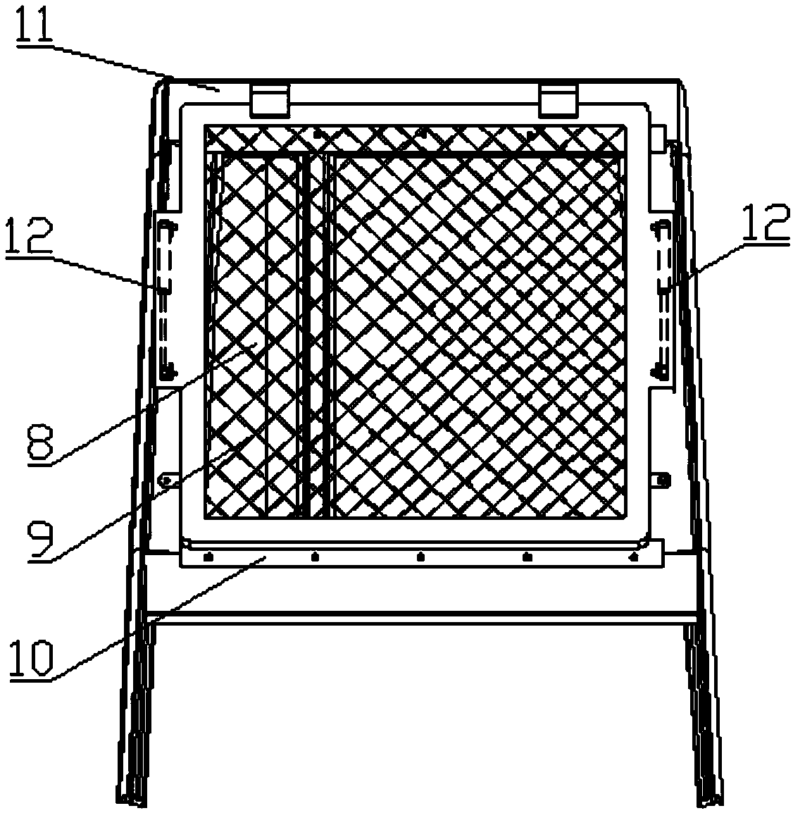 Forklift type stoking trolley