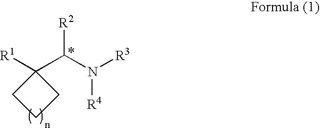 Synthesis, methods of using, and compositions of cycloalkylmethylamines