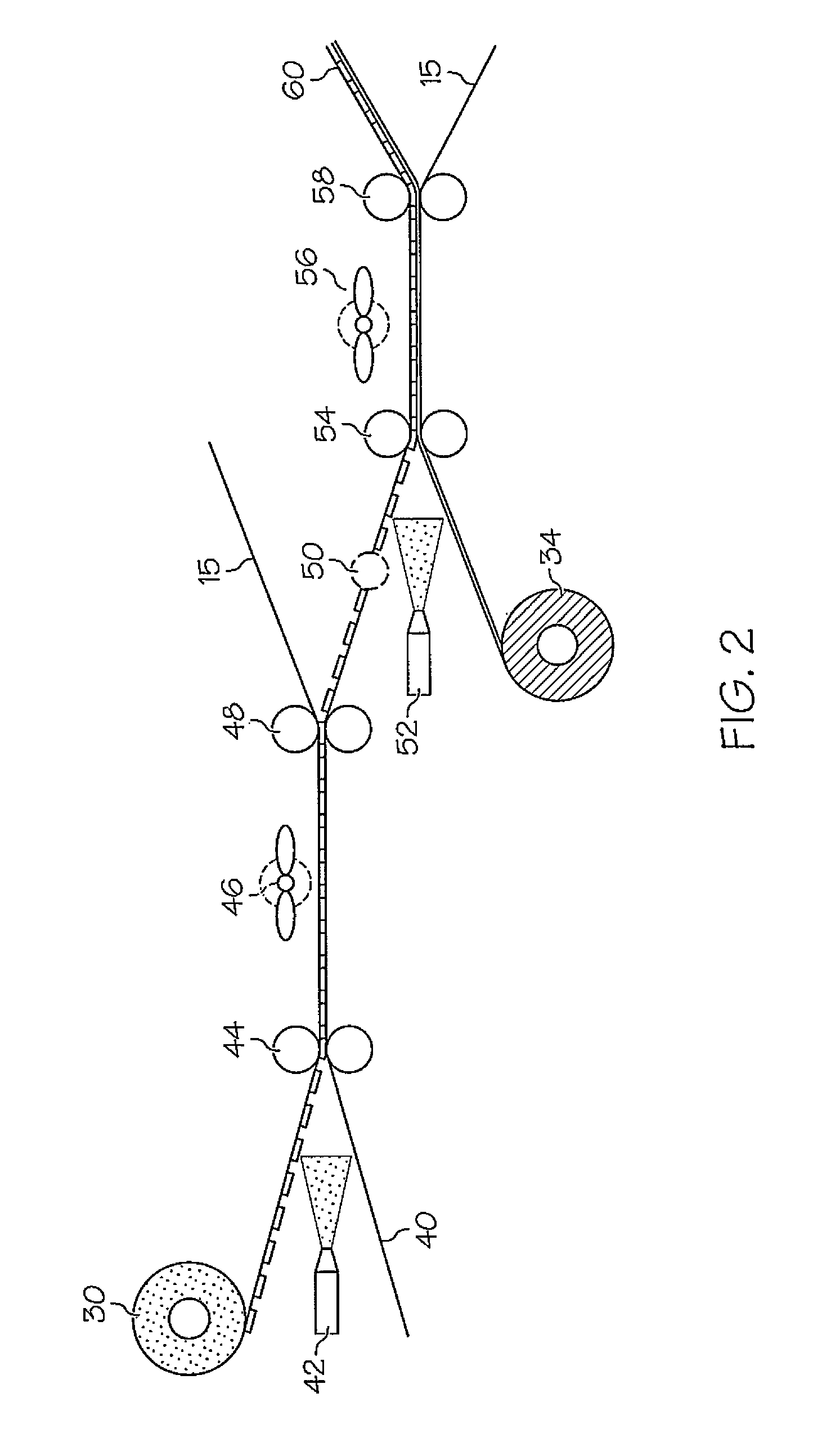 Method of forming layered-open-network polishing pads