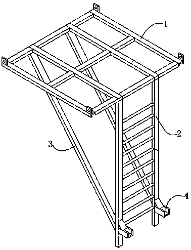 Elevator shaft operation platform