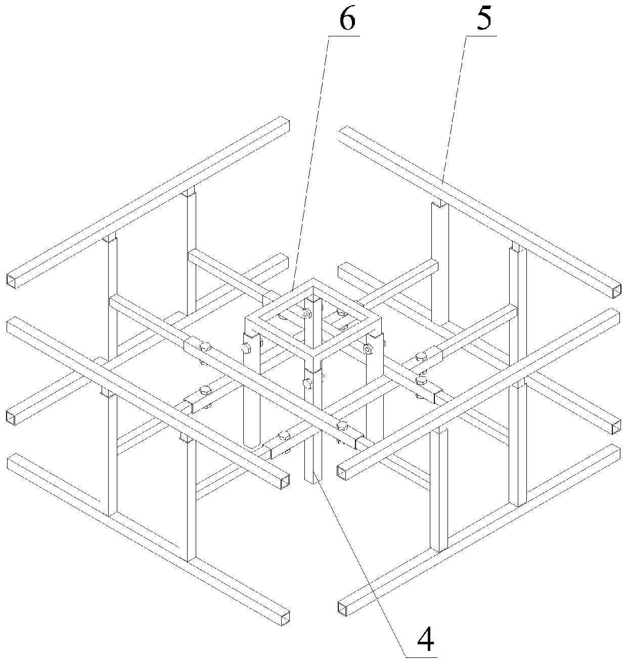 Stretchable turnover mold for fabricated building