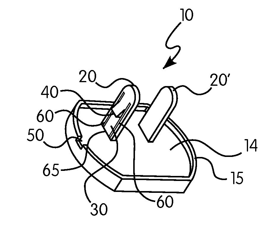 Self retained electrical device having positive locking mechanism