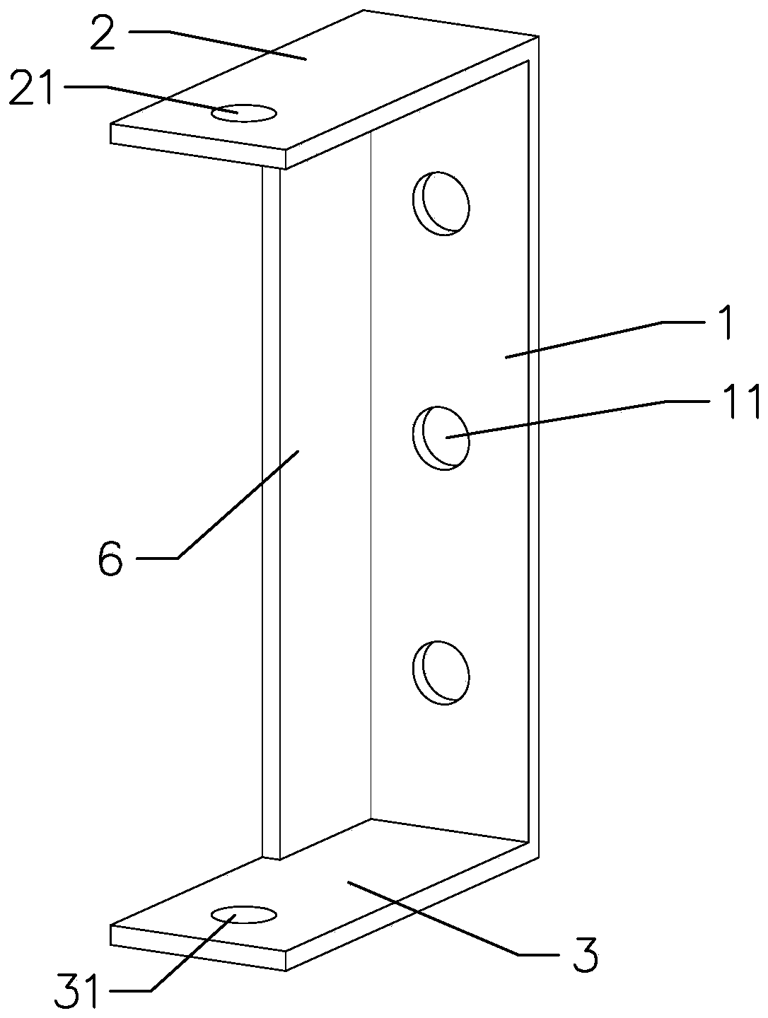 Interconnected bracket in compatible with weak electric line and wiring method
