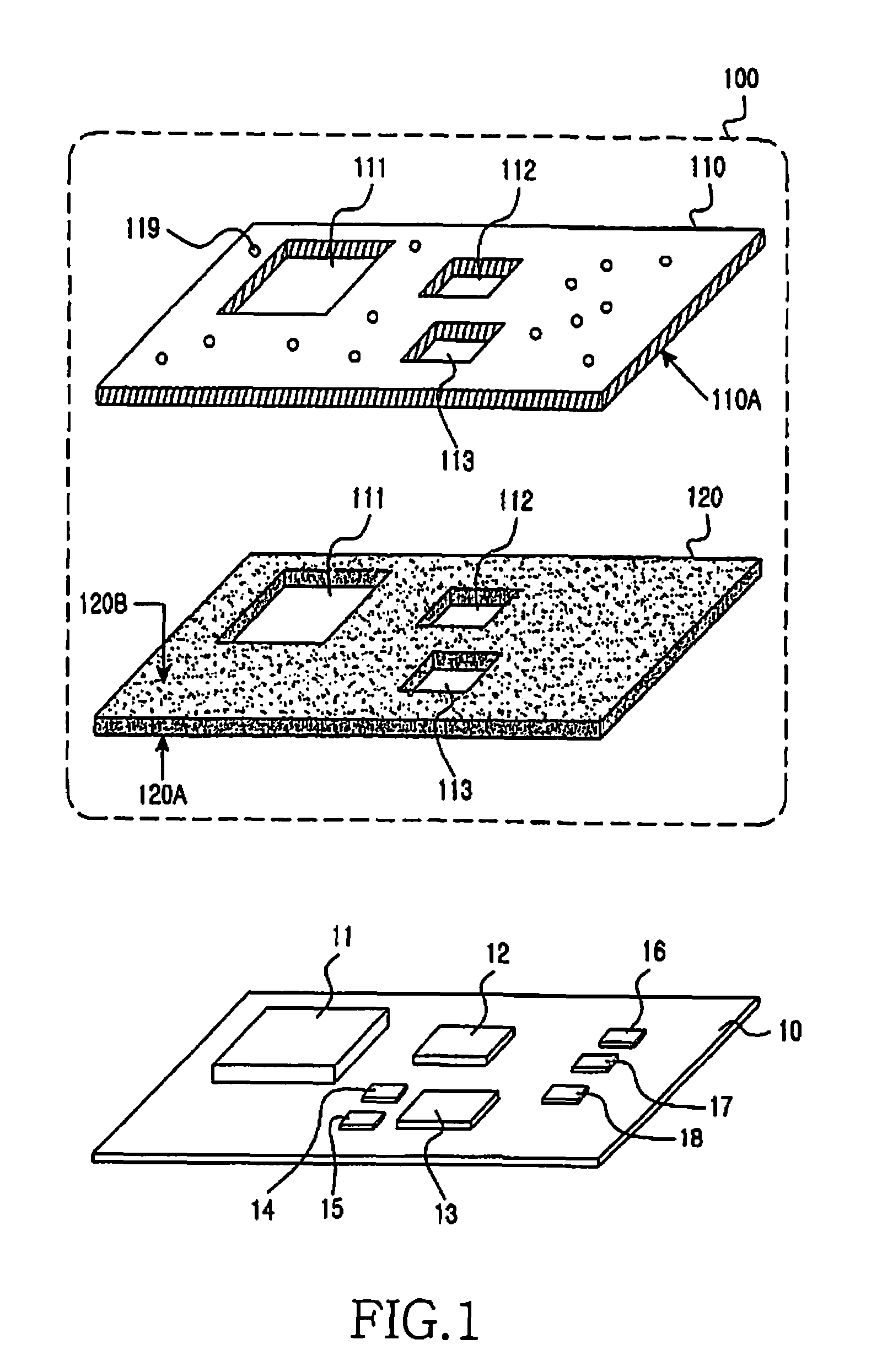Printed circuit board reinforcement structure and integrated circuit package using the same