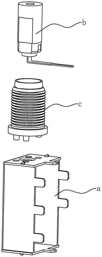 Radio frequency socket automatic assembling equipment
