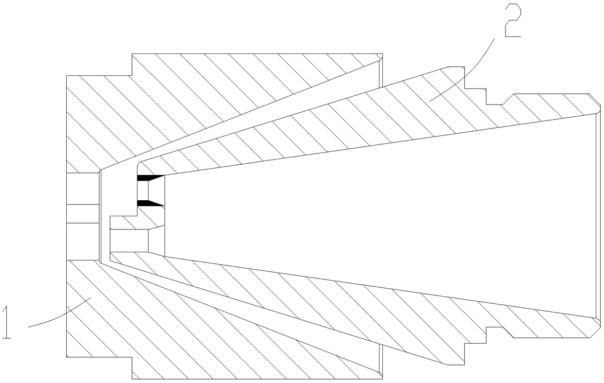 Semi-extruded one-step extrusion forming mold for flame-retardant 8-shaped optical cables