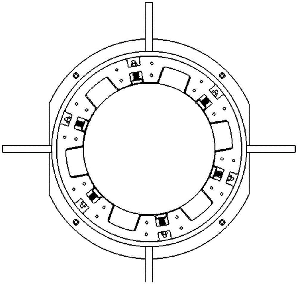 Large diameter lens coating fixture rotating disc