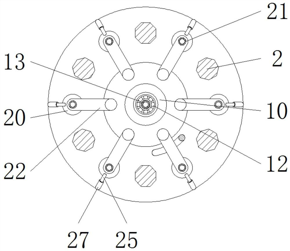 A transfer device for basic components of aviation equipment that can be supported and adjusted in multiple directions