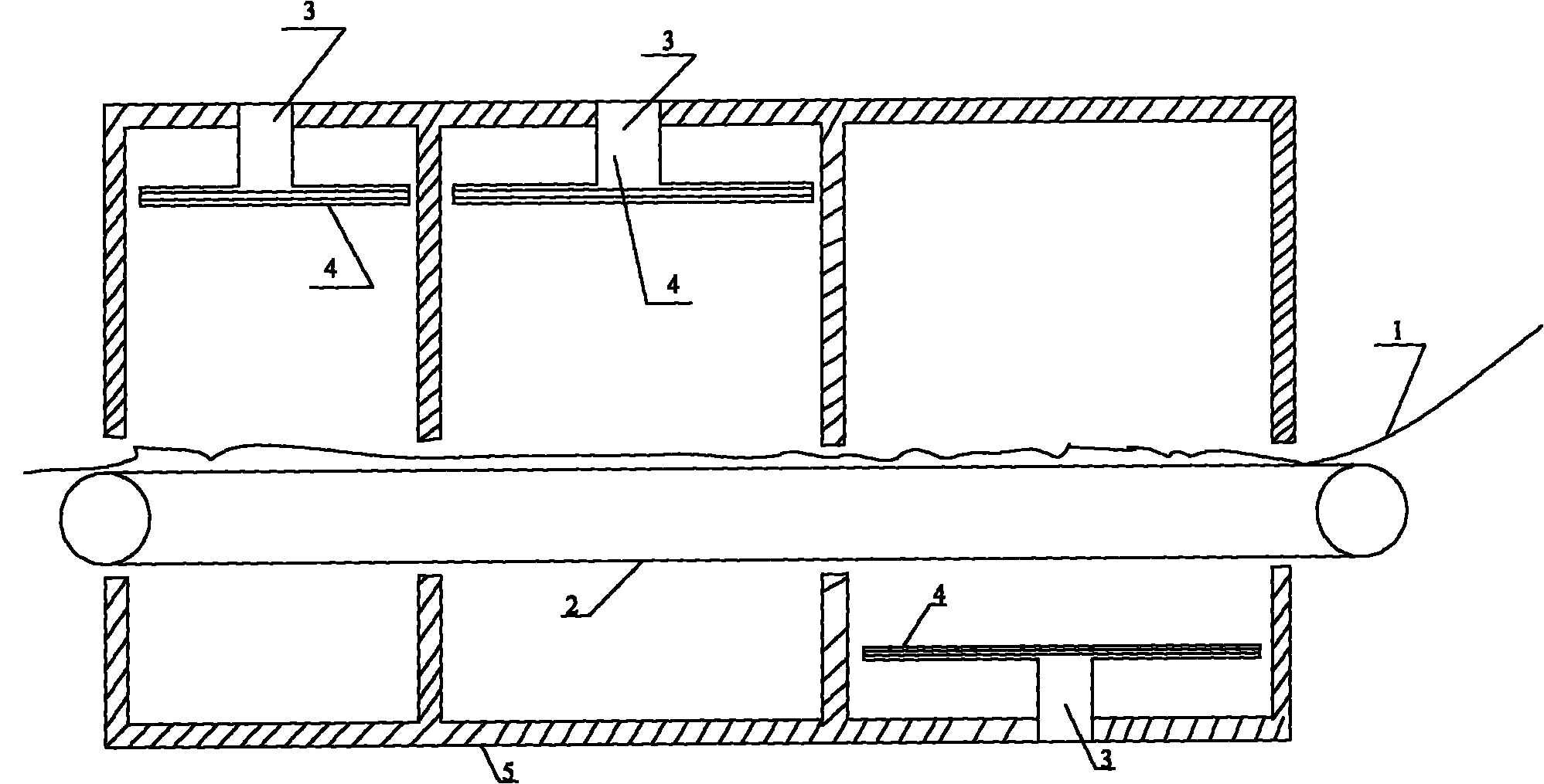Device for drying chemical fiber