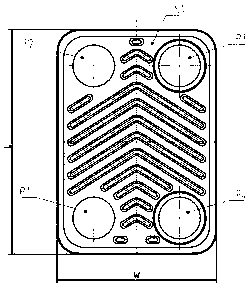 Plate type heat exchanger and plate type laminated sheet thereof