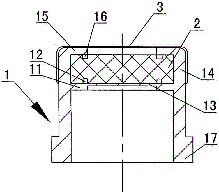 Outer cover-rubber mat fixing mechanism of plastic infusion container and processing method thereof