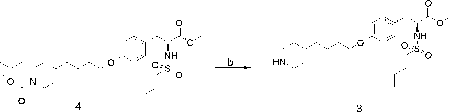 Method of preparing tirofiban hydrochloride